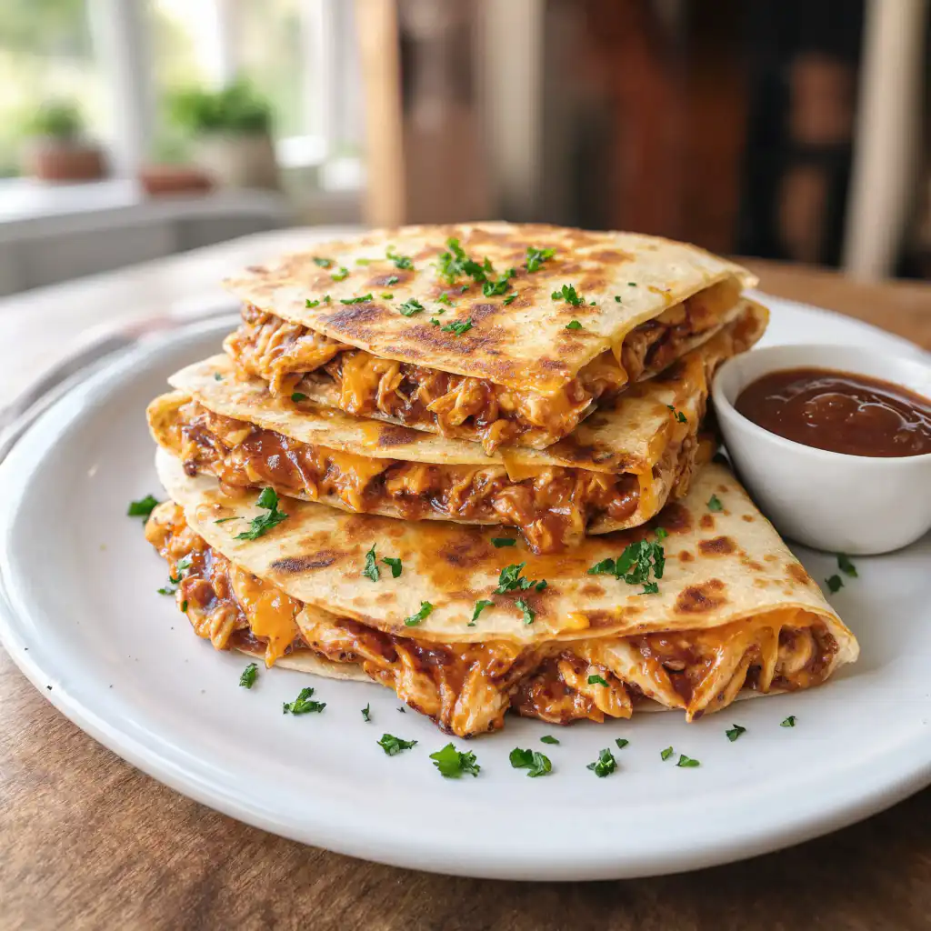 Honey BBQ Chicken Quesadillas