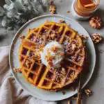 Pumpkin Belgian Waffles